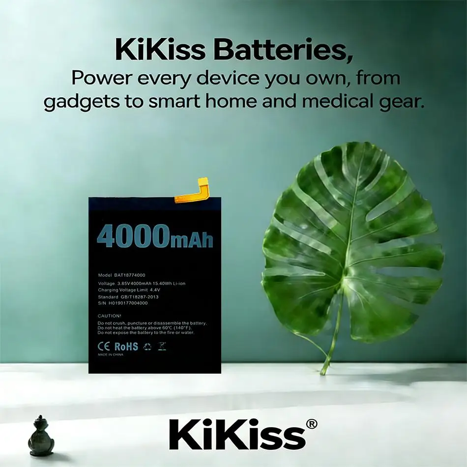 

Аккумулятор для мобильного телефона 4000 мАч BAT18774000 для Doogee Y8 Plus, премиум-класса, прочный, на замену