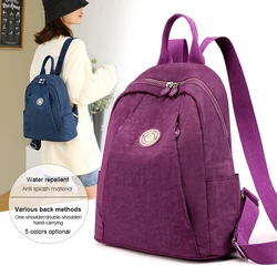 New Lightweight Oxford Cloth Backpack Women's Fashion Large-Capacity Schoolbag Ladies Travel Bag Rucksack Outdoor Sports Bag