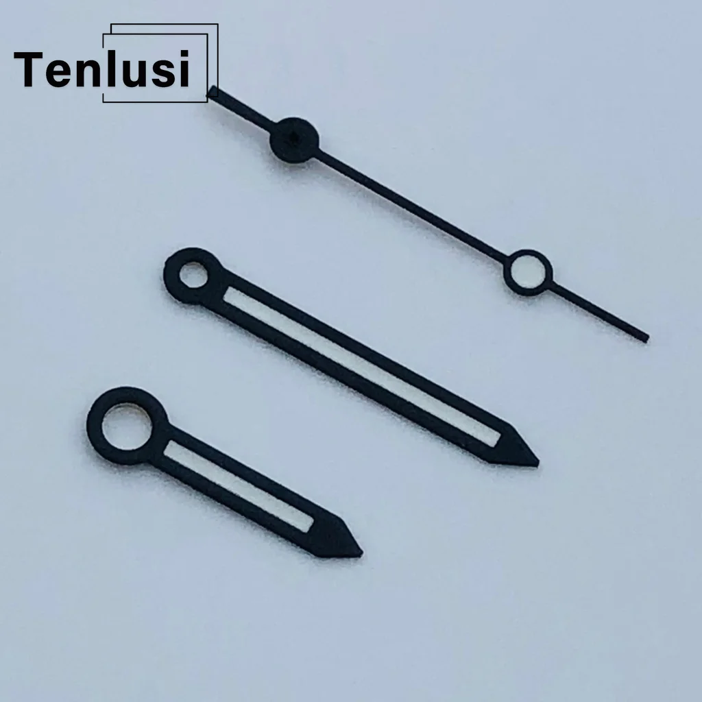 Tenlusi Luminous Watch Hands for NH35 NH36 NH38 NH39 NH70 NH72 Models - Green Color with Silver Black Red Blue Sky Blue Options image 3