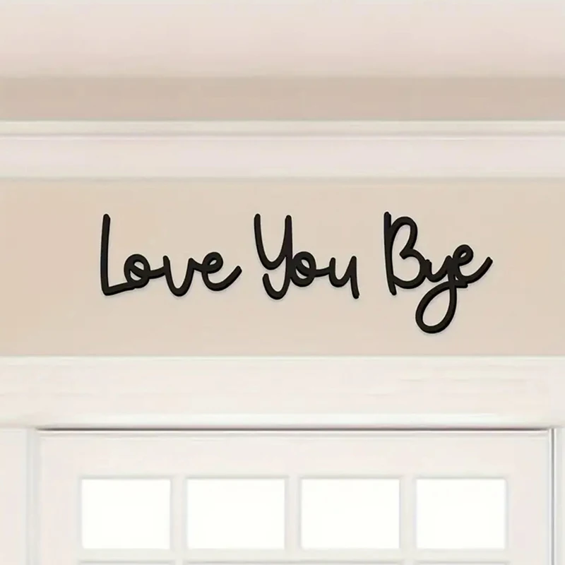 Love You Bye Wood Sign Home Decor Boho Decor Wall Decor Express Love And Warm For Your Family Lovers Wall Art Gift Hallway