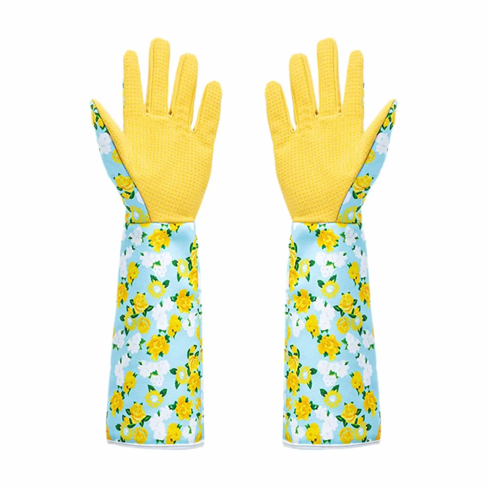 Long Sleeve Gardening Gloves Gardening Gifts Long Elbow Light Protective Gloves Rose Pruning Gloves for Outdoor Work Gardener