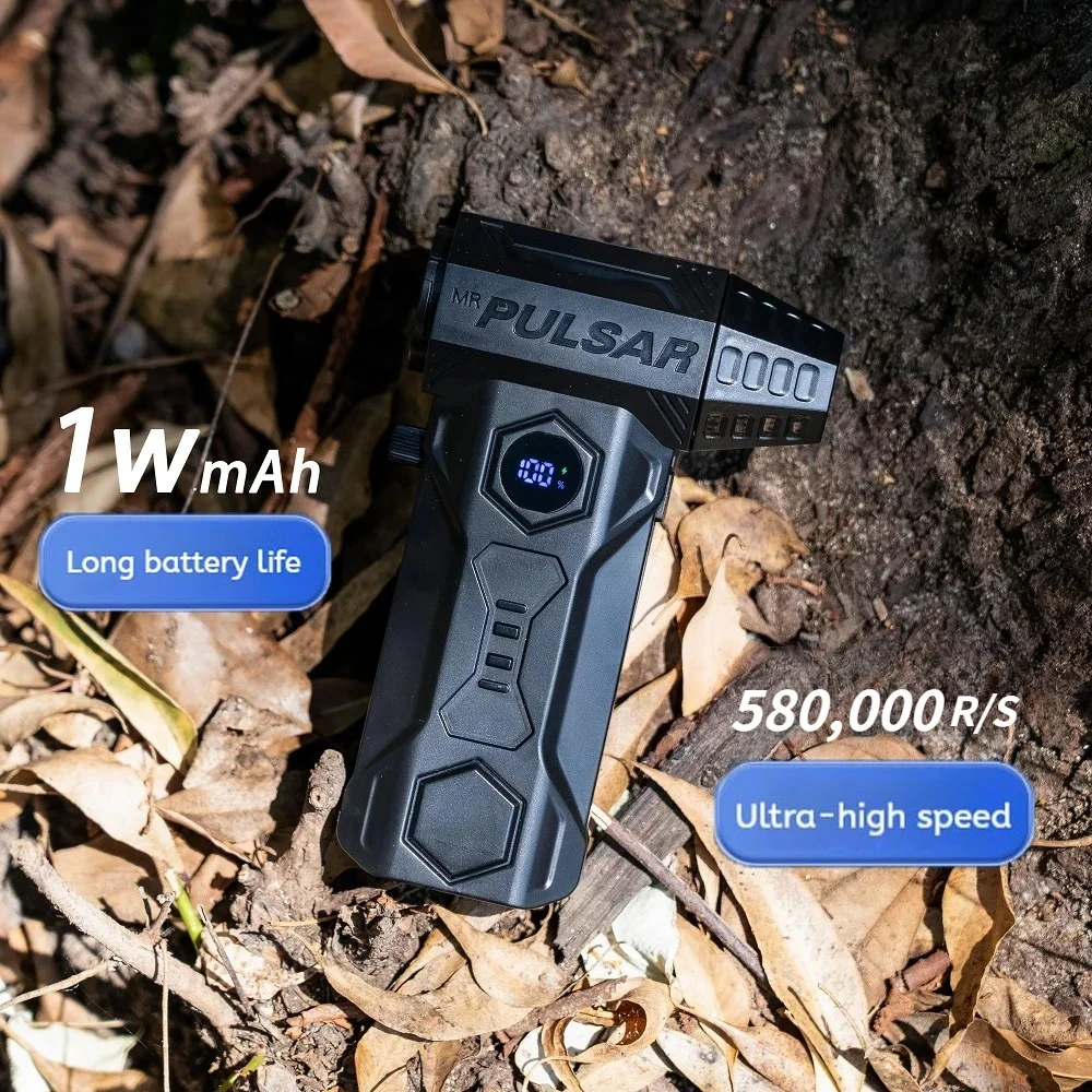 Soffiatore a getto turbo X11 580000 giri/min 75 m/s – Motore brushless 10000 mAh Potente spolverino