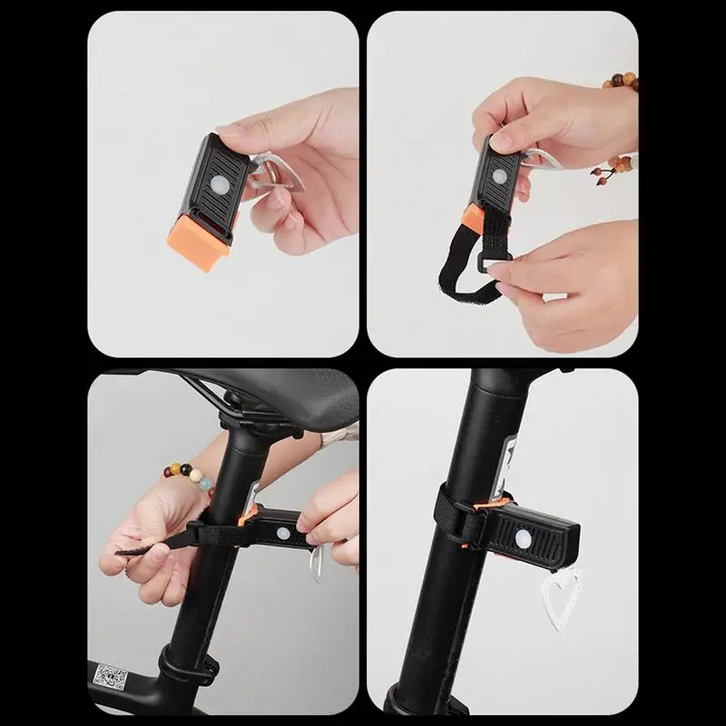 Fanale posteriore per bicicletta fanale posteriore a forma di cuore ricaricabile luce di sicurezza per bici 3 modalità luce spia LED accessori per ciclismo MTB