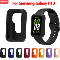 Silicone Case for Samsung Galaxy Fit 3 Smart Watch Soft TPU Protective Bumper Shell Cover For Samsung Galaxy Fit 3 Accessories