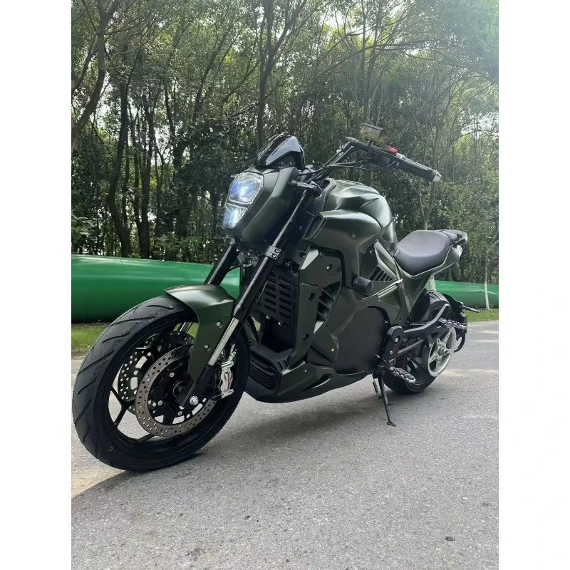Stlf Factory High-Performance 3900W-10000W Racing Electric Motorcycle High Speed With 72V Lithium Battery And QS MotorRussian Ce