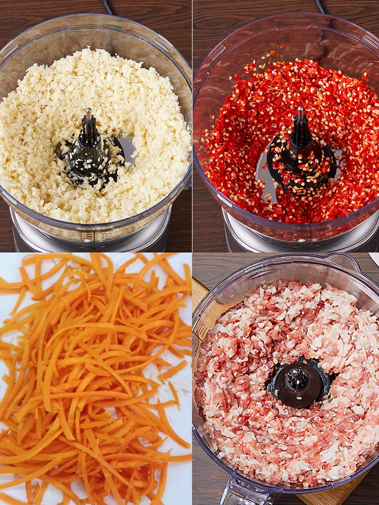 Bodi-máquina eléctrica de cocina para el hogar, picadora de carne y verduras en dados, trituradora comercial