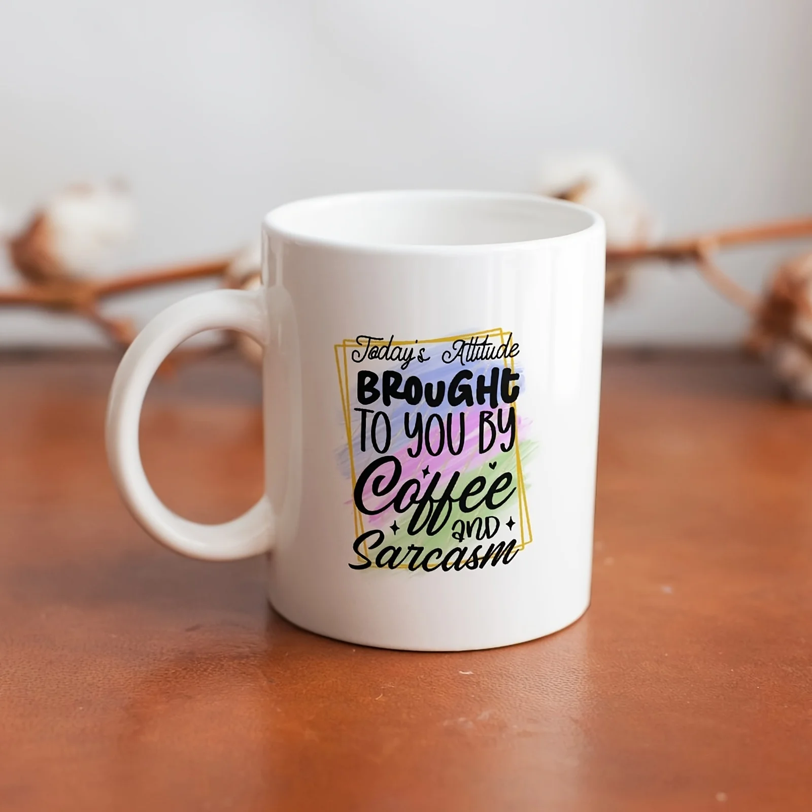 

11oz Mug, Coffee Mug, Gift For Friends, Sisters, Coffee Drinker, Ceramic Cup, Drinkware For Restaurants, Cafes