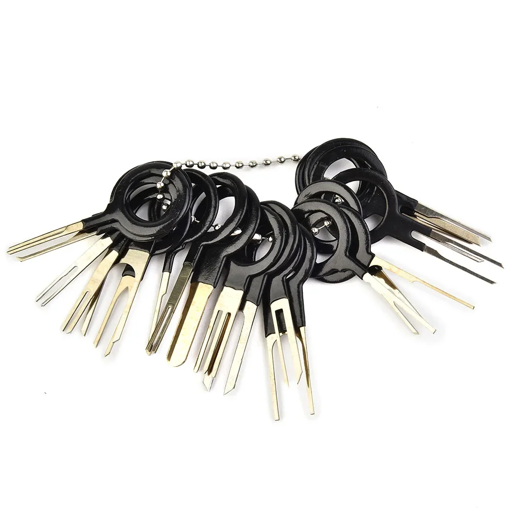 Factory Direct Sale 41PCs Terminal Removal Tool Car Electrical Wiring Crimp Connector Pin Extractor Stainless Steel 301