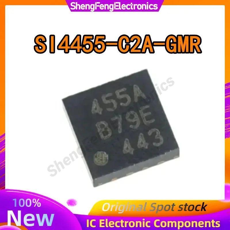 Em estoque Original IC RF TXRX VFQFN-20, SI4455-C2A-GMR, SI4455-C2A, SI4455, SI445 455A, 100% novo