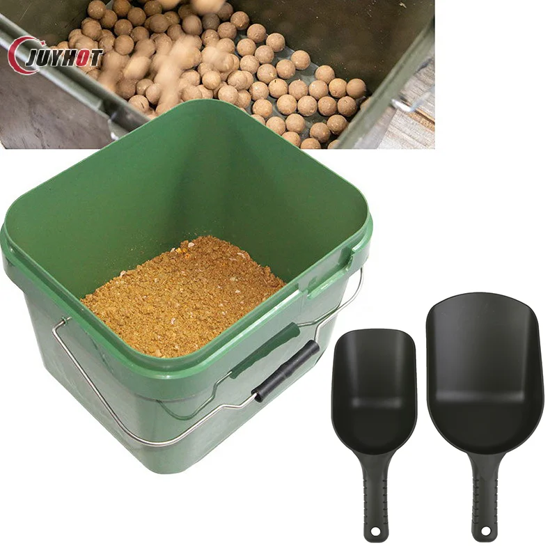 Baiting Throwing Spoon Bait Scoop For Feeding Particles Bonito Carp Fishing Lure Casting Shovel Spomb Fishing Tool