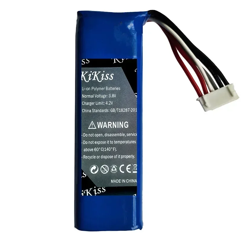 KiKiss High Capacity 7250mAh P763098 01A Battery for JBL Link 20 Link20 Speaker Batteries + Free Tools