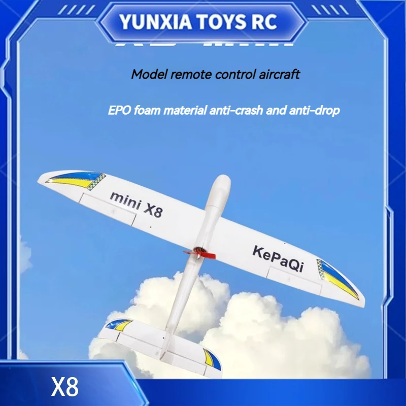 

Surfer X8 Mini Model Fixed Wing Glider Entry-Level Practice Aircraft 800mm Remote-Controlled Model Airplane Toy Gift