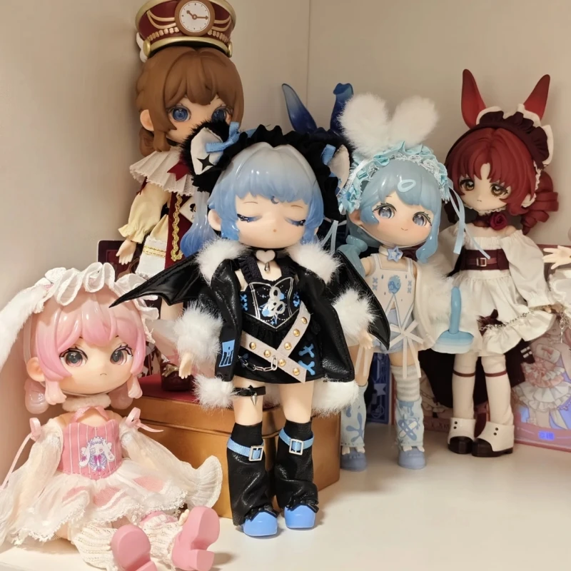 มีในสต็อกลิโรโร บลายด์บ็อกซ์ ไบนารี่ สวีทฮาร์ท ซีรีส์ 1/12 Bjd อะนิเมะรูปข้อต่อตุ๊กตาตกแต่งเครื่องประดับเด็ก