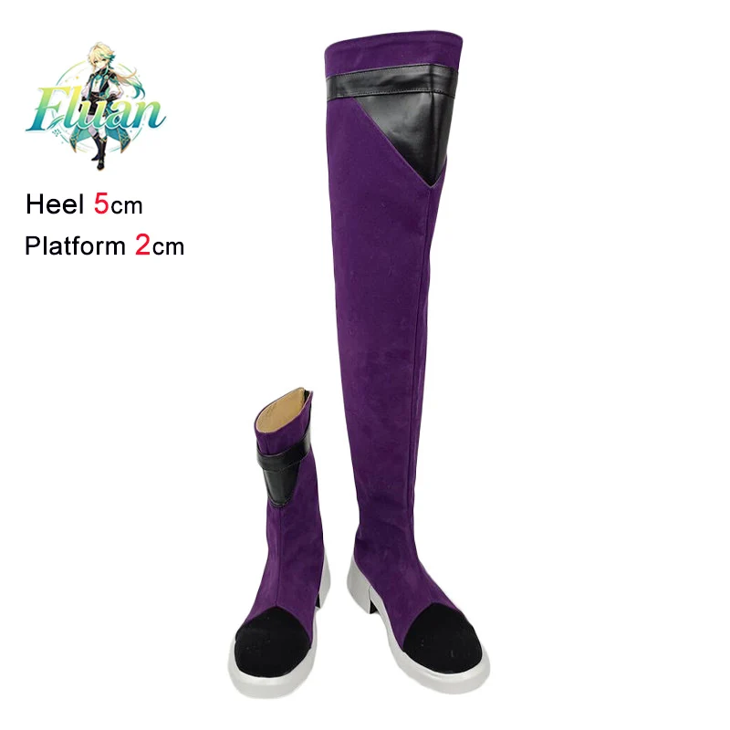 

Over-the-knee Boots For Women Halloween Accessories Anime Cosplay Shoes Carnival Costume Props Christmas Gift Man's Boots 5CM