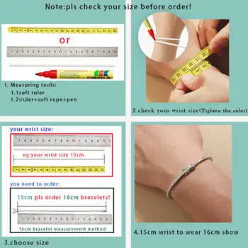 Smyoue 18k pozlacený moissanitový tenisový náramek pro ženy 3/4/5 mm klasický 925 sterlingový stříbrný certifikovaný náramek pro muže řetízek 8 nejlepší prodej Nepálský stříbrný mužský řetízek - №8