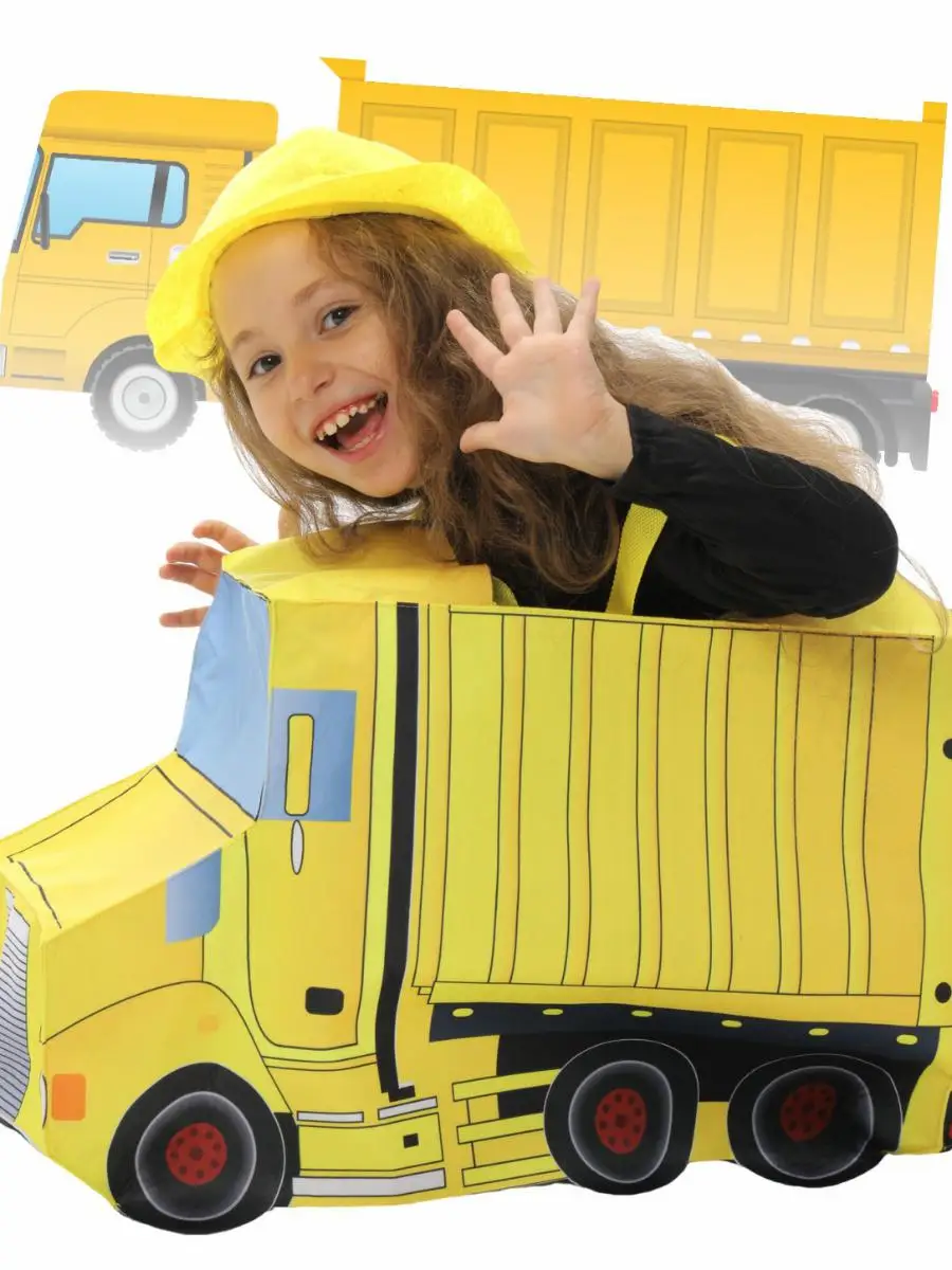 

loween Children's Performance Costume Way Engineering Vehicle Role-plang Cosplay School Stage Performance Trendy