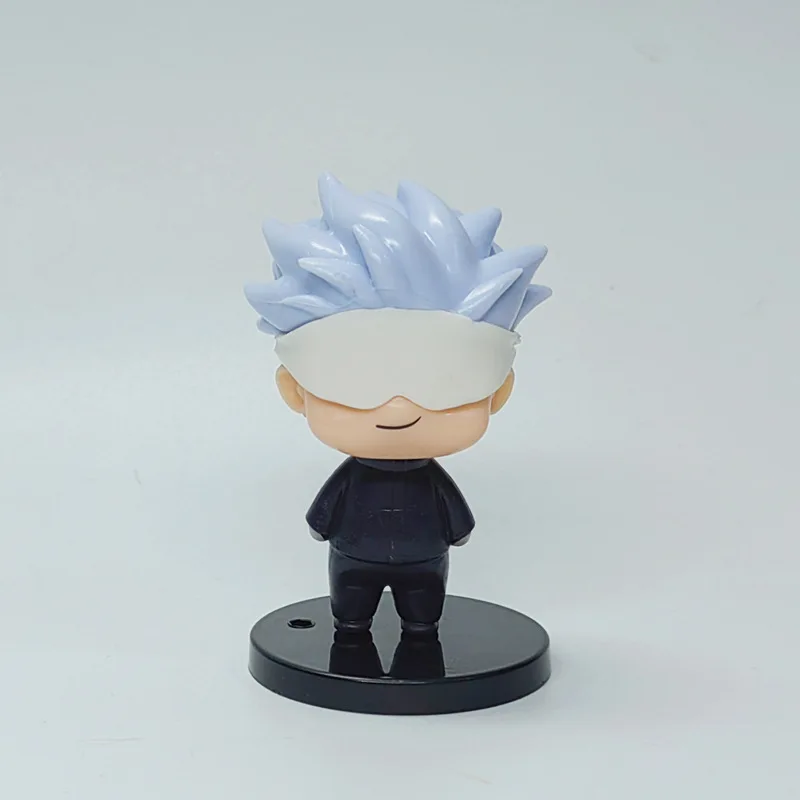 5 Psc/1 Set Anime Jujutsu Kaisen Figure Ryomen Sukuna Gojo Satoru Itadori Yuji Q Version Kids Toy Figure Car Ornament Collection