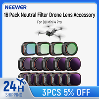 NEEWER ND & CPL & Effect Filter Set for DJI Mini 4 Pro, 16 Pack HD ND16 ND32 ND64 ND128 ND256 ND512 ND1000