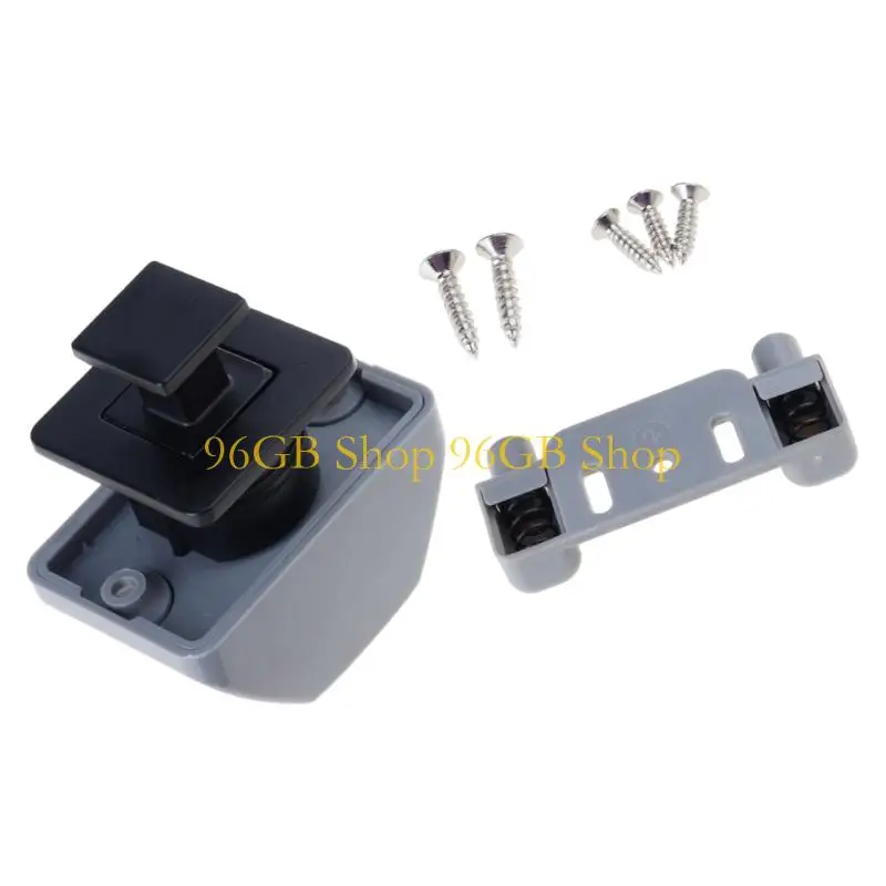 96GB Quick Release Push Button Lock Strong Alloy Construction Push Button Latches for Recreational Vehicles & Watercrafts