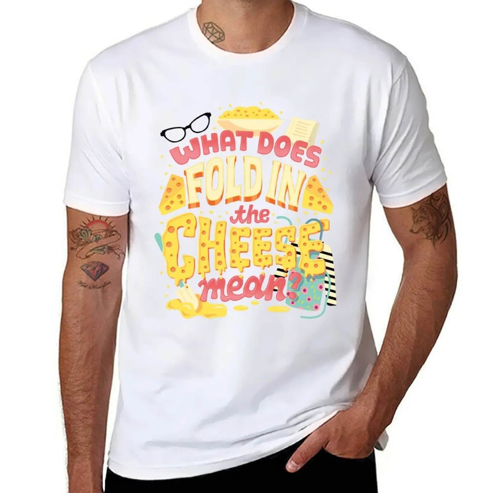 

Fold in the cheese T-Shirt t shirt man cotton t shirt for man 100 percent cotton T-Shirt