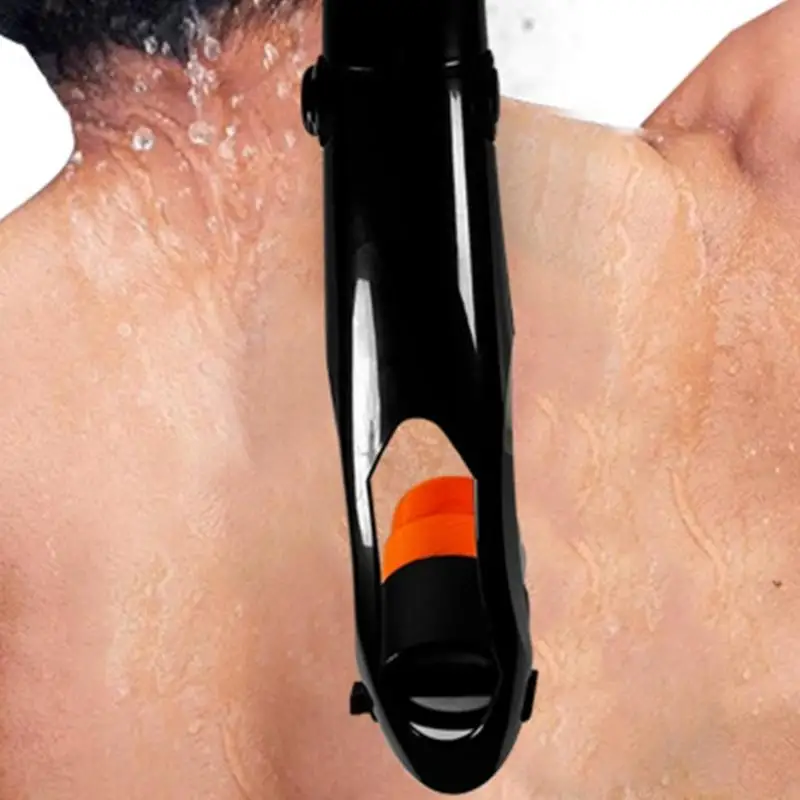 D0AB USB Powered Back Hair Groomer For Men Adjustable Handle For Comfortable Shaving And Smooth Skin Finish