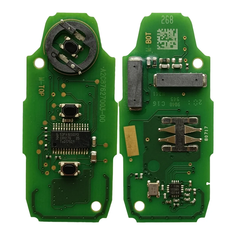 AK018056 Original PN F1ET15K601AE For Ford Focus C-Max Kuga Fiesta 2016+ Smart Key 3 Button 433MHz 49 Chip FCC ID KR5876268
