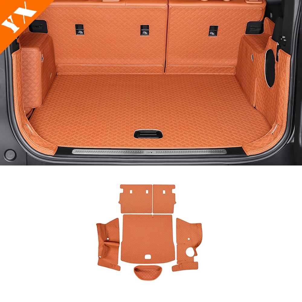 For Jetour G700 accessories 2025 2026 leather Car Rear Trunk Cushion,Rear Trunk Panel Protective Cover Anti Scratch/Fouling