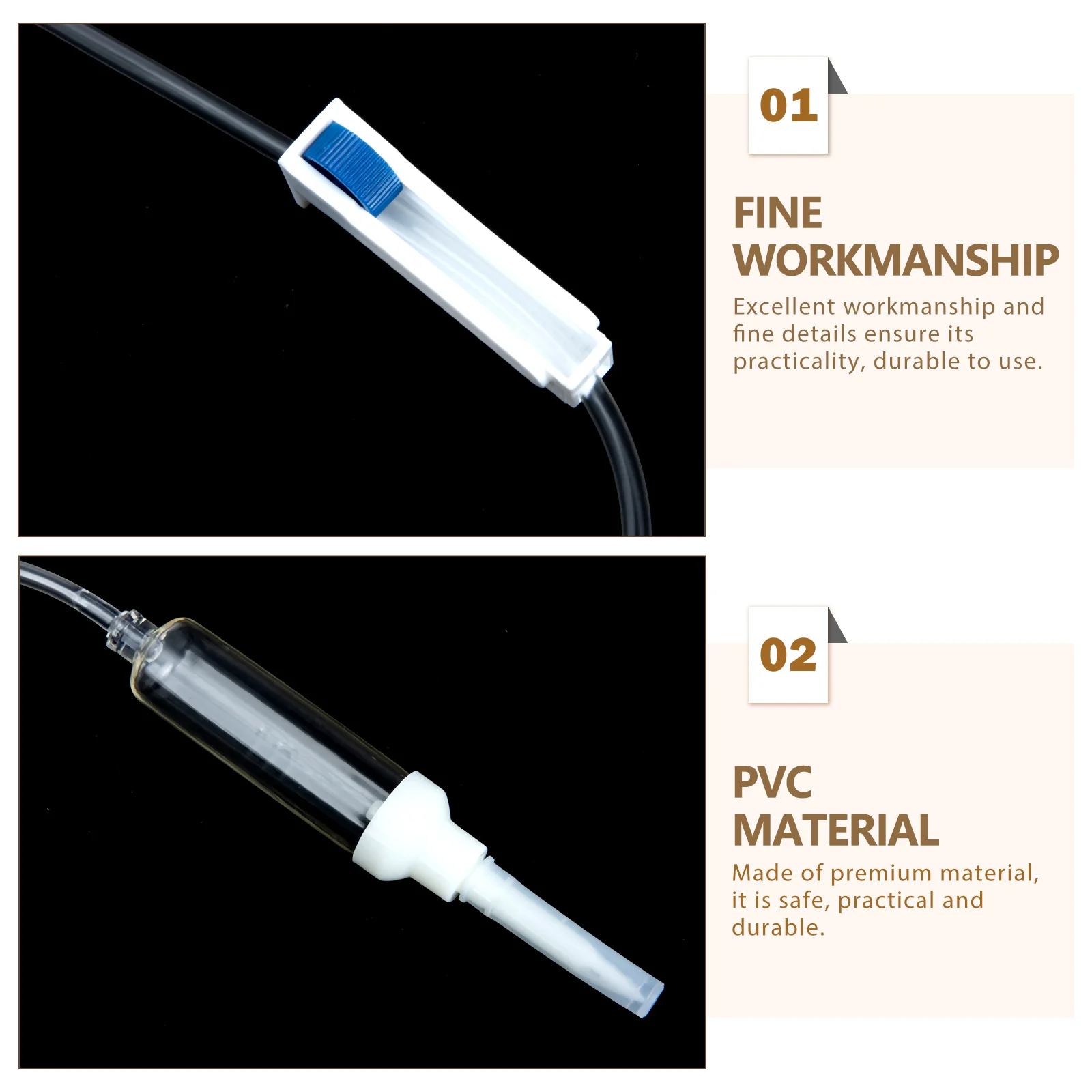 

5Pcs Halloween Multifunctional Liquid Transport Tubes for Party Drinking Bag Reusable PVC Supplies