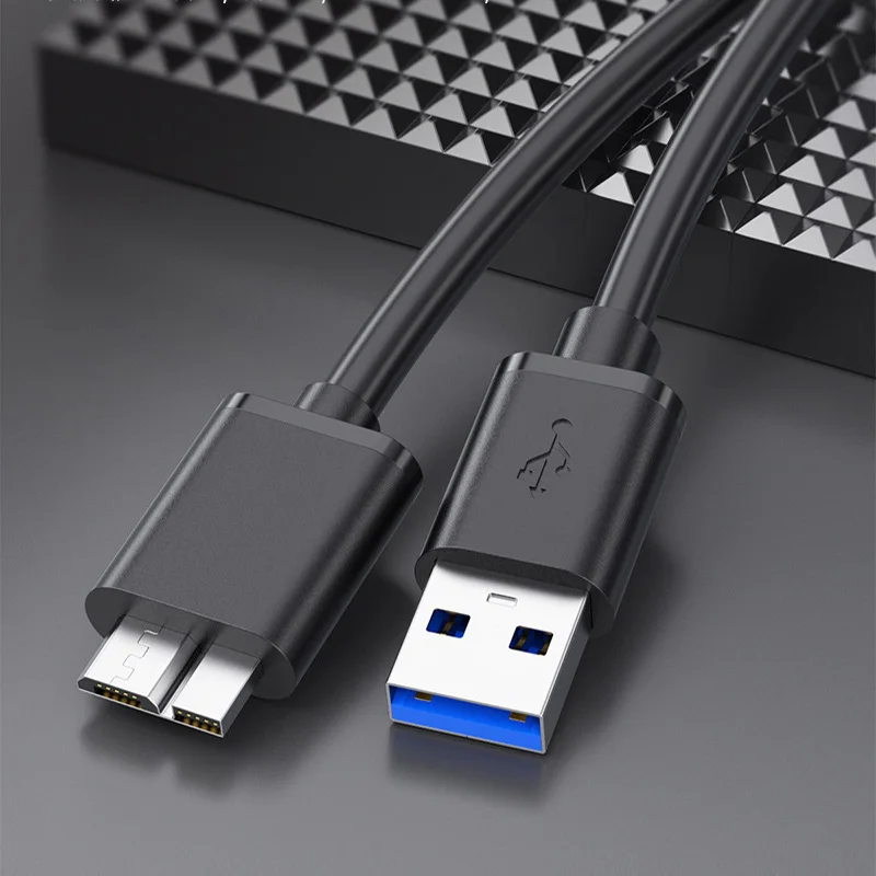 USB 3.0 Type A to USB3.0 Micro B Male Adapter Cable Data Sync Cable Cord for External Hard Drive Disk HDD Super Speed Cable