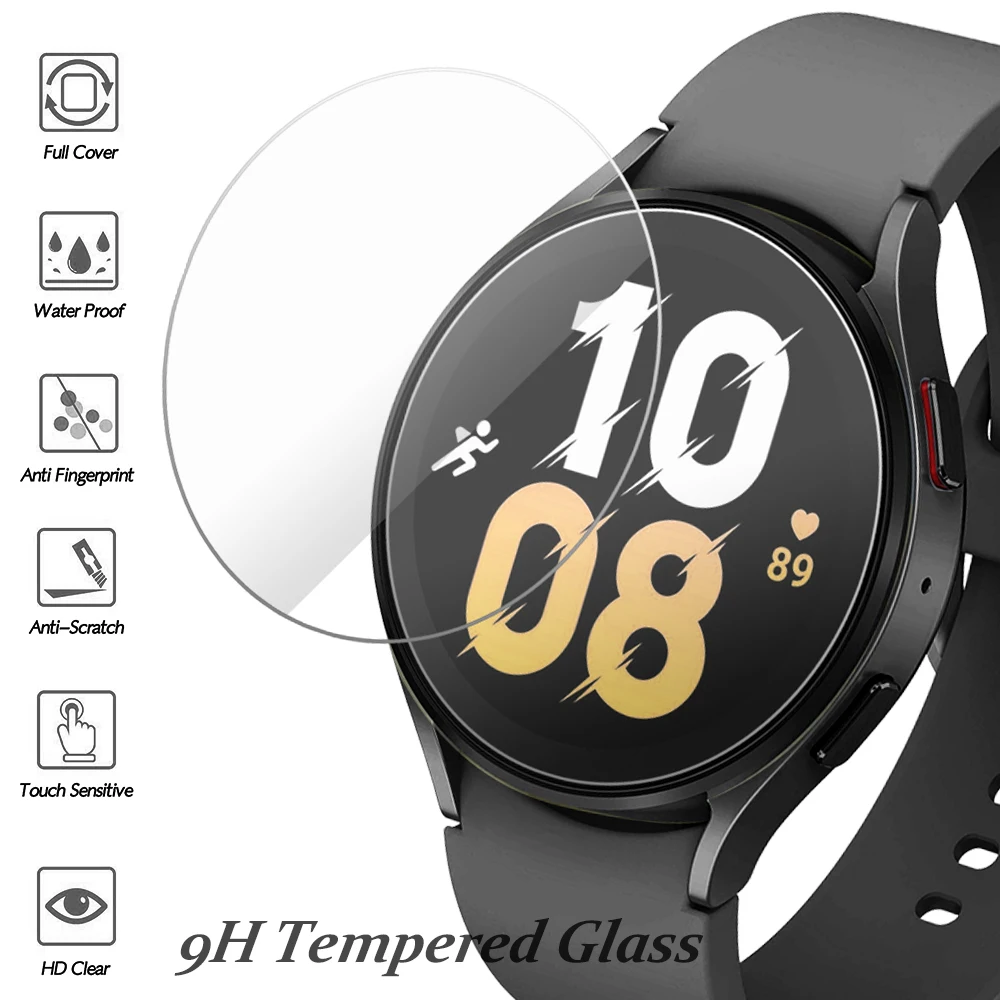 1/2/3/4/5Pcs Tempered Glass for Samsung Galaxy Watch 5 40mm 44mm Anti-Scratch HD Clear Screen Protector Film for Watch 5pro 45mm