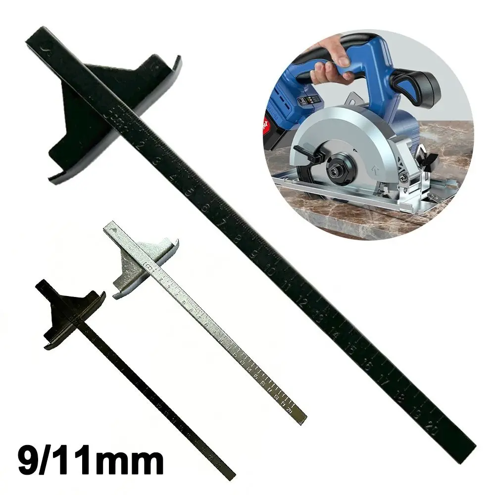 

Со шкалой, направляющая для циркулярной пилы, универсальная направляющая для электроинструмента из нержавеющей стали, прямая кромка, циркулярная пила, разрывный забор, деревообработка