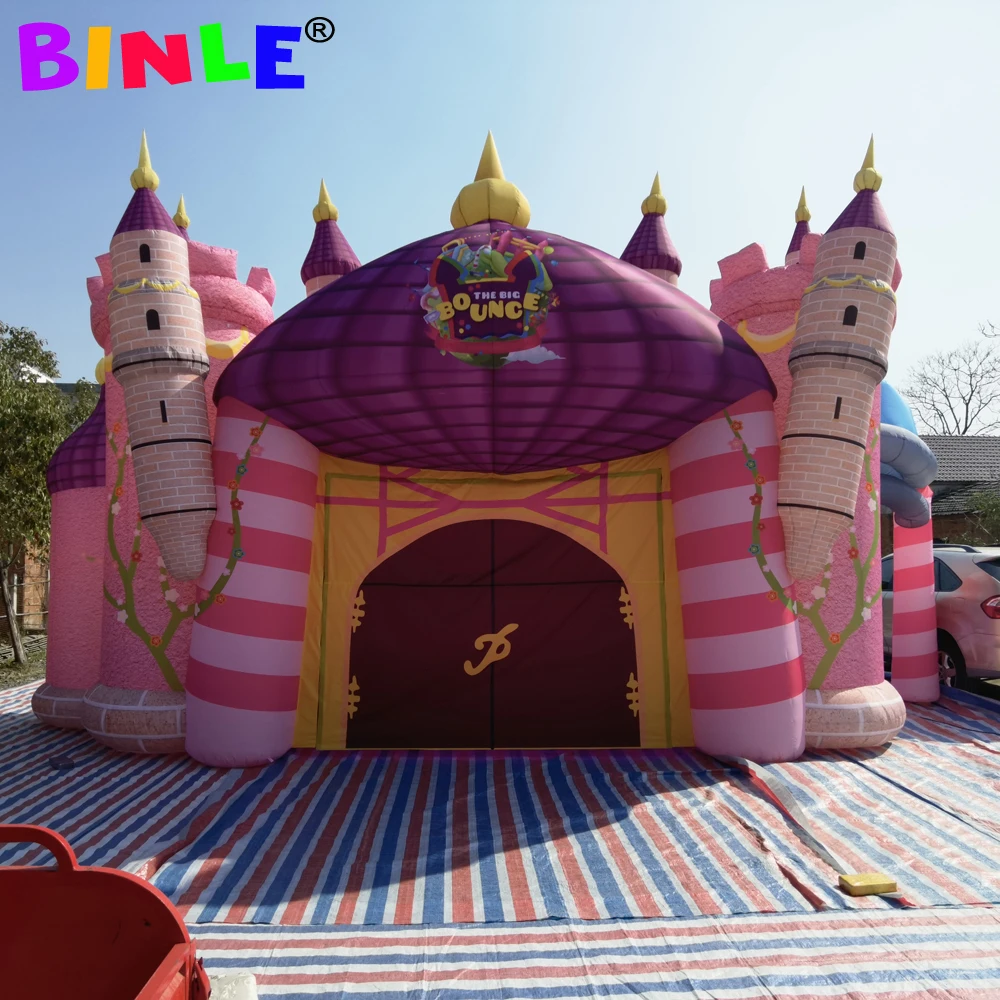 Alice in Wonderland Child favorite inflatable castle town balloon,stage background wall,Romantic wedding decoration