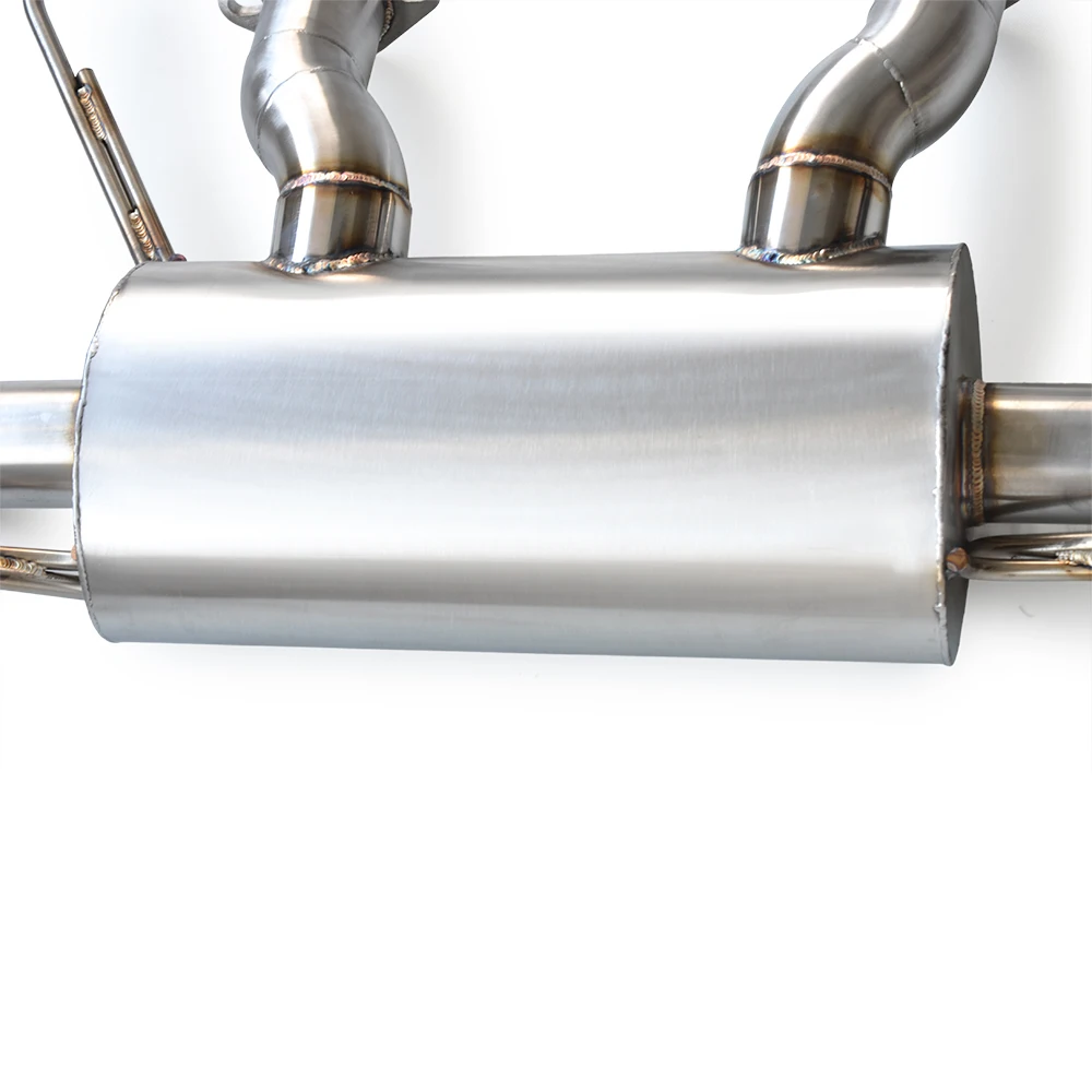 

Customized for Infiniti G37 COUPE 3.7L 2010+ stainless steel high performance catless downspout exhaust manifold