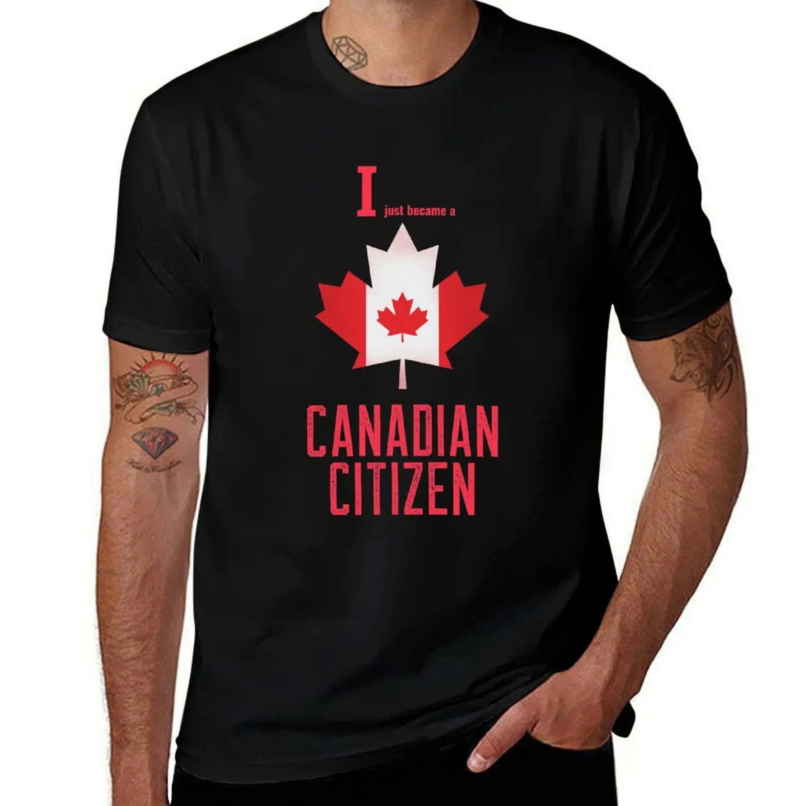 I just became a Canadian citizen T-Shirt Breathable Travel T-Shirt
