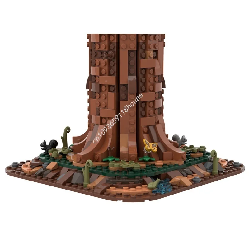 3129 قطعة MOC شجرة الخشب الأحمر الترتر Sp أيقونات نموذج اللبنات العمارة اللعب تجميع DIY بها بنفسك التعليم هدية الكريسماس للأطفال