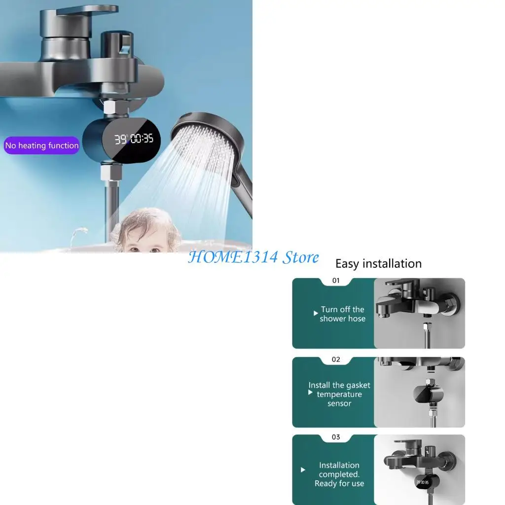 

M6CE Clear Read Светодиодный экран Монитор температуры воды и таймера, подходящий для безопасной ванны