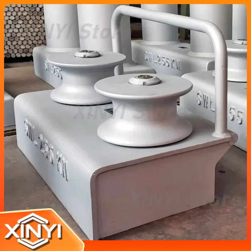 for Marine Roller Mooring Bitt Replacement Double Roller Fairlead Bitt for Vessel Mooring System Stock Available