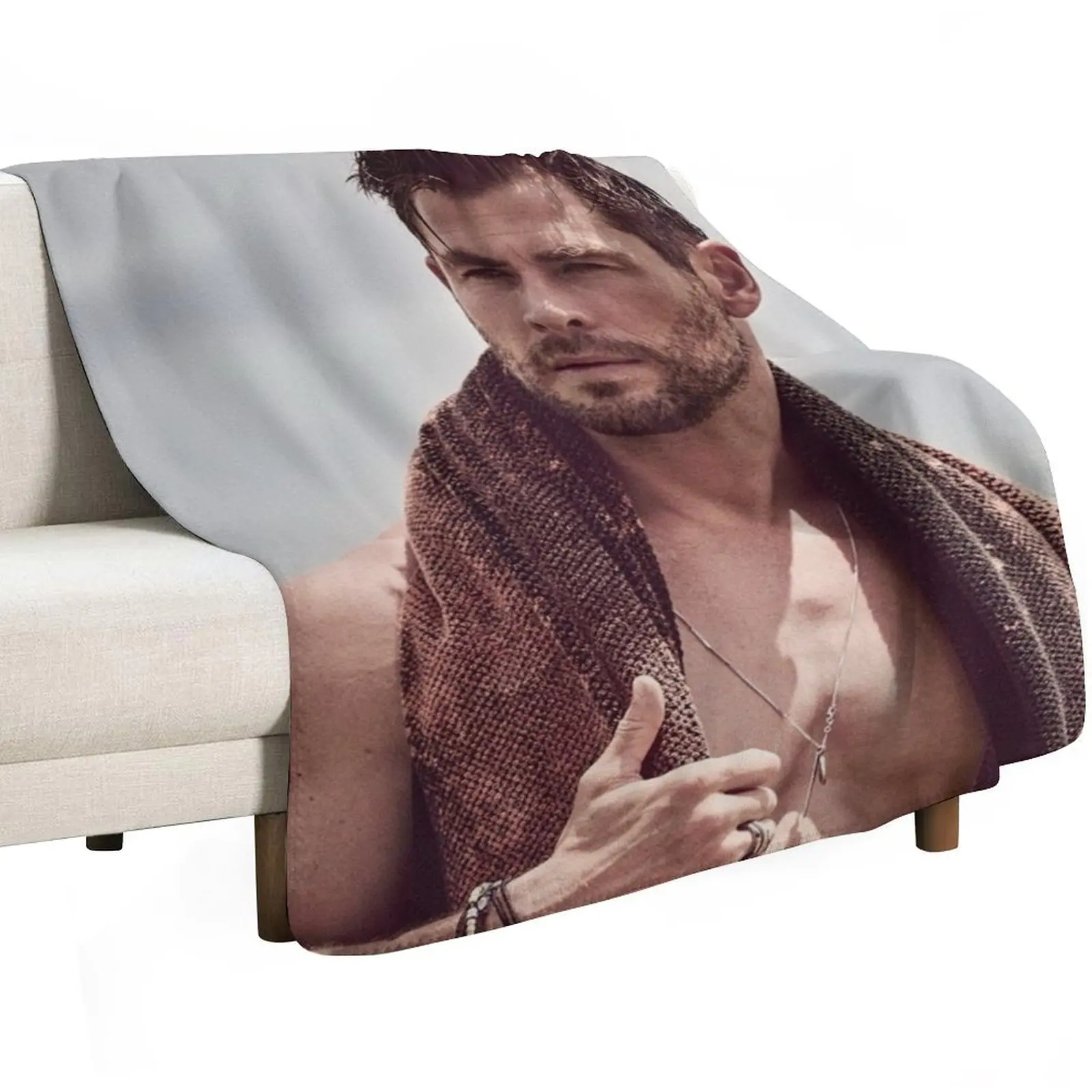 chris hemsworth Throw Blanket blankets ands Tourist Thin Retros Designers For Baby Blankets