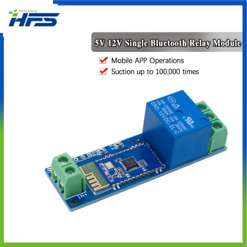 

Single Channel for Continuous Electrical Communication, Arduino, Smart Home, Bluetooth, IoT, 5V, 12V