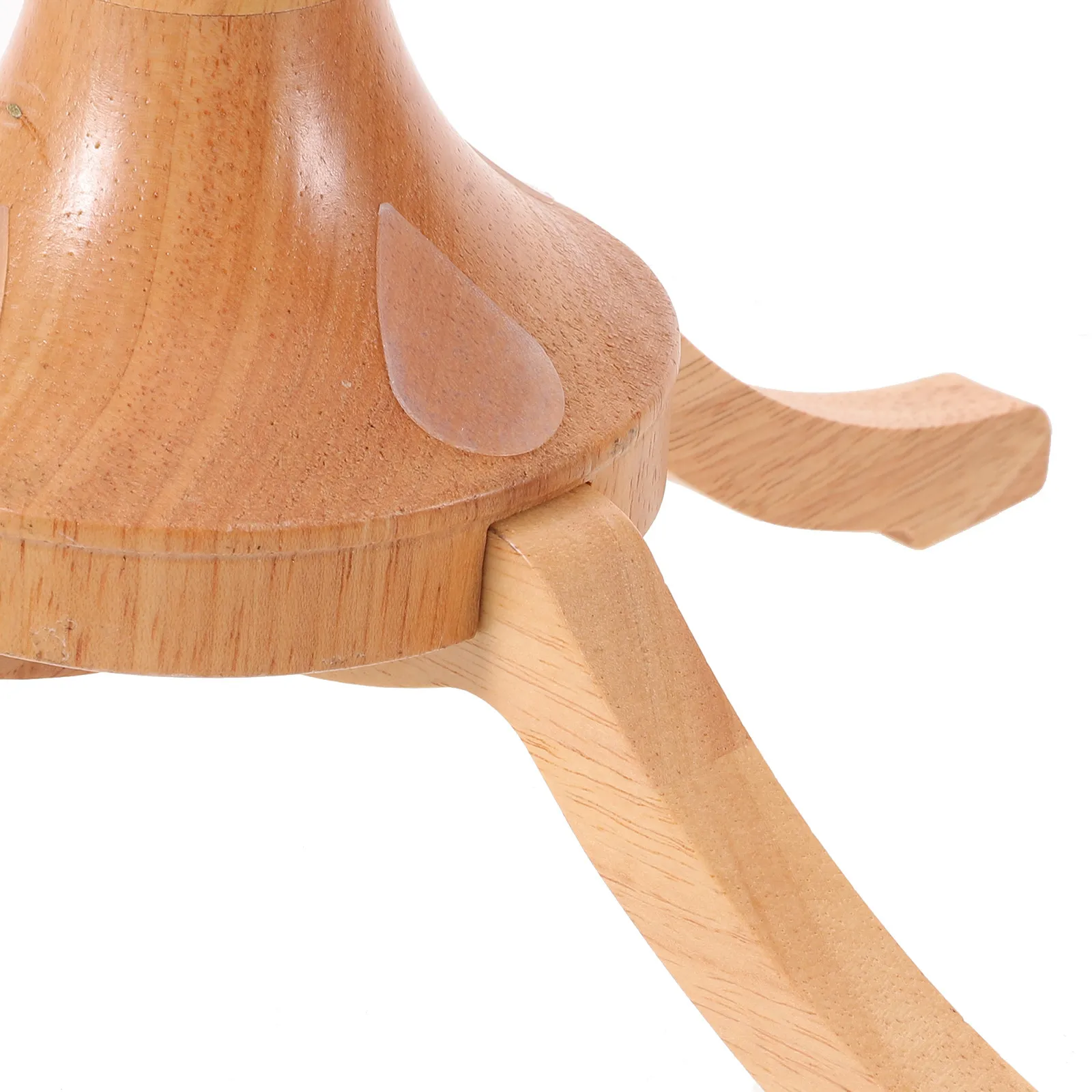 Wooden Trumpet Stand Detachable -Leg Nonslip Cornet Stand Music Room Practice Display Music Studio Instrument Holder image 2