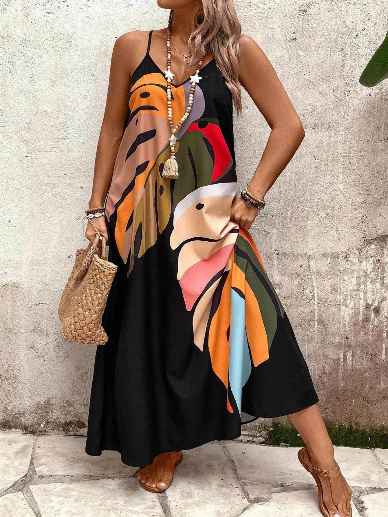 فستان صيفي جديد كاجوال متعدد الاستخدامات مقاس كبير للنساء لملابس الشاطئ