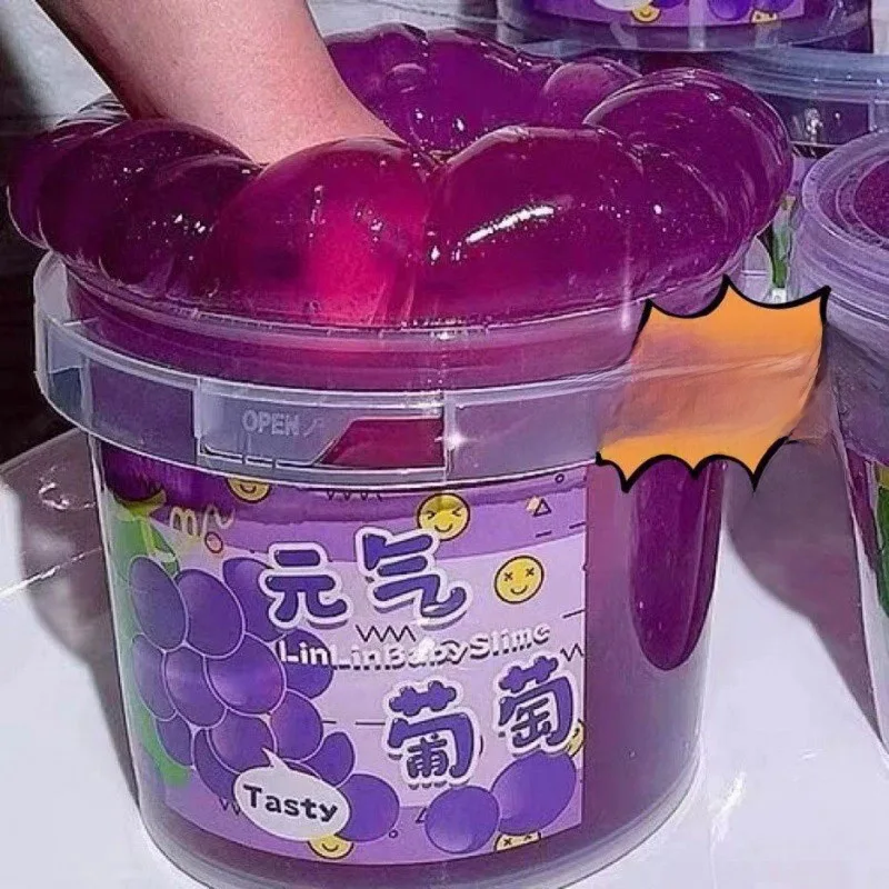 Non Stick Hand Decompression Bubble Glue Kneading Colorful Bottled Fake Water Bubble Gum Desktop Decoration Children Party Gift