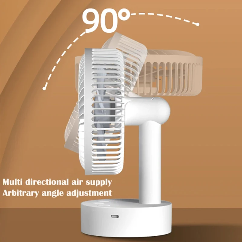 Xiaomi Youpin USB Portable Fan with 4 Speeds & Timing Super Quiet Mini Fan Rechargeablefor Bedroom Indoor or OutdoorTable Fan