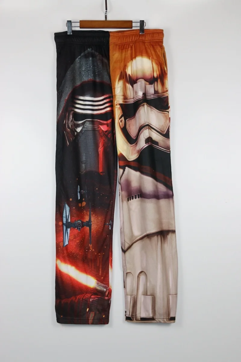

2026 new men's 3D printed Marvel Star Wars sleepwear, pajamas, and home wear, fashionable and comfortable for home use