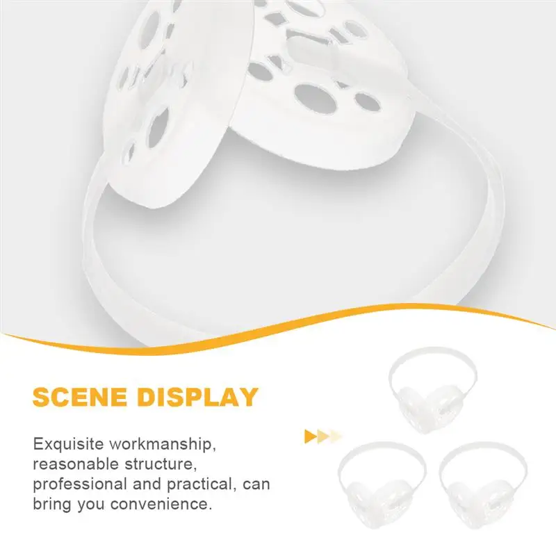 3pcs Plastic Earmuff Rack Diy Earmuff Frame Warm Earmuff Support Shelf Earmuff Diy Making Material Ear Muffs Inner Rack