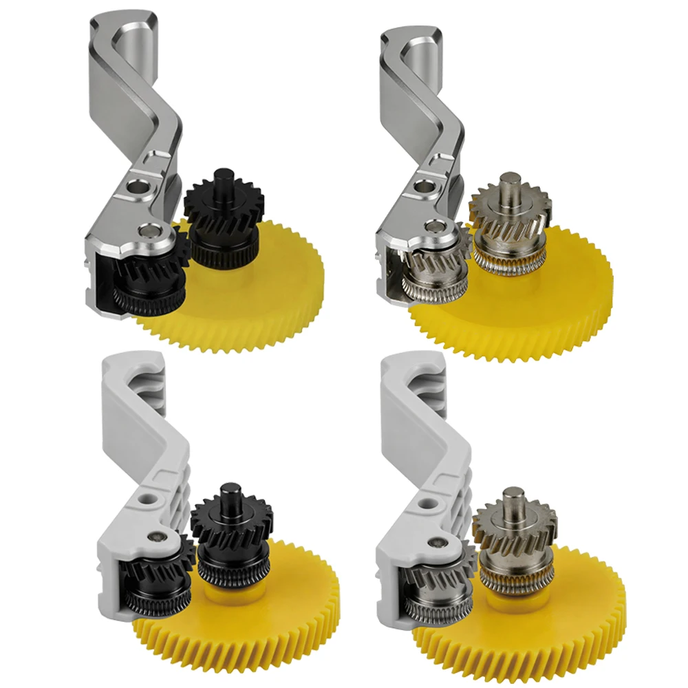 Upgrade-Extruder-Zahnradsatz für Snapmaker U1 SKD11 Gehärteter Stahl Nano-Beschichtete Zähne CNC-Griff POM-Schrägverzahntes Zahnrad für U1 3D-Drucker – Detail 7