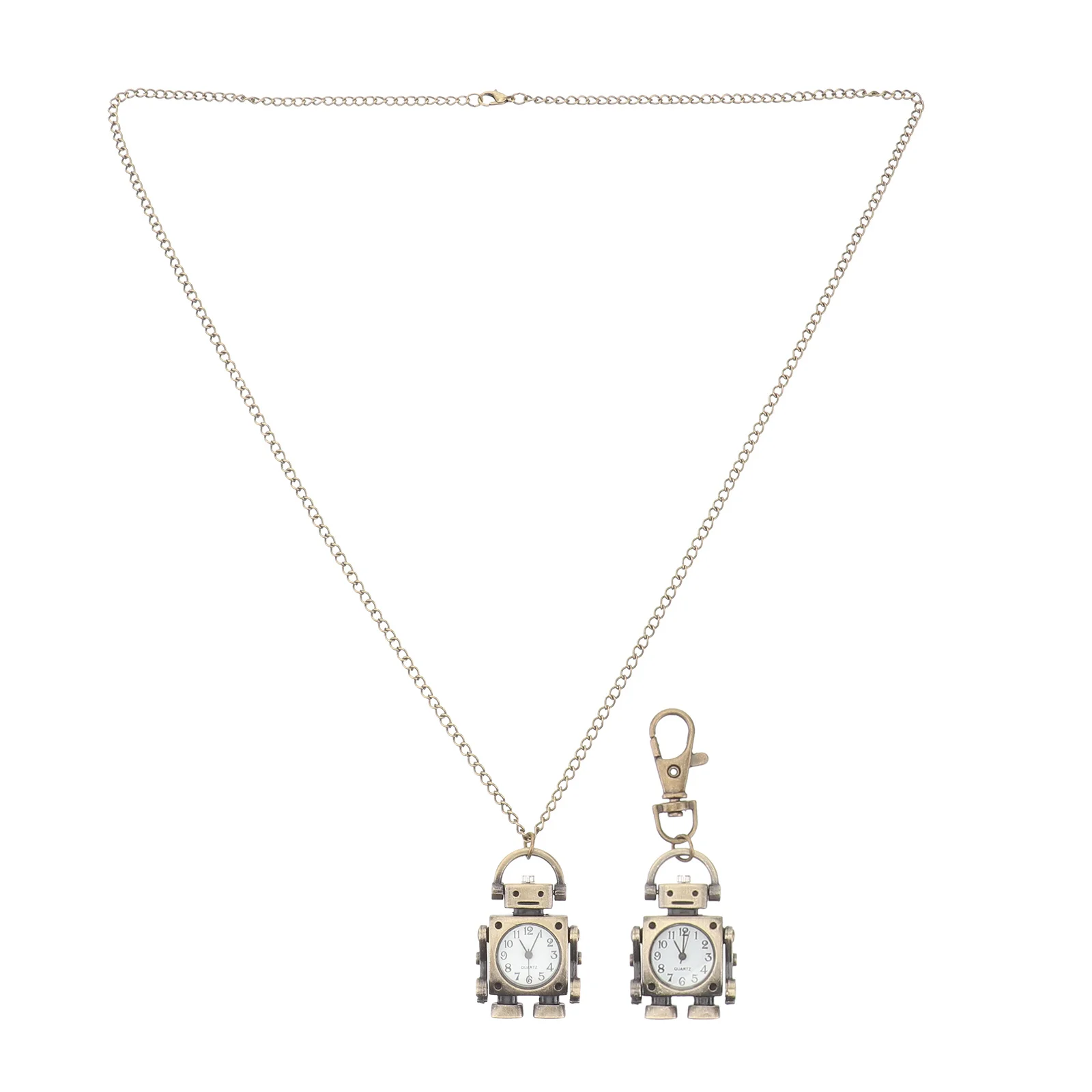 

1Set Robot Shaped Key Ring Premium Material Unique Chic Pendant for Handbag Or Backpack Great Gift Friends Family