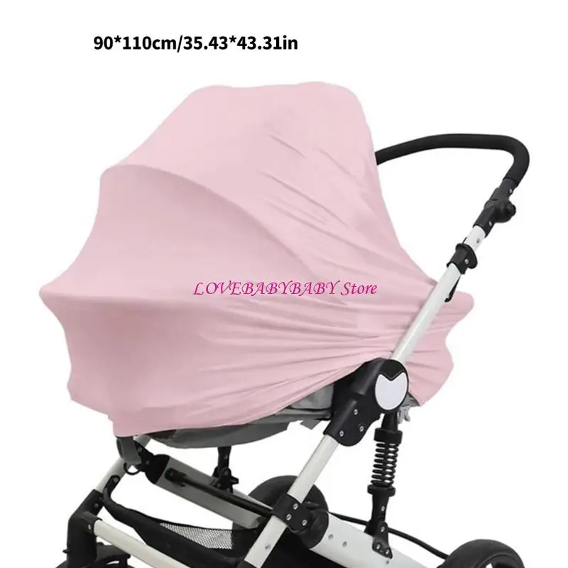 Soft Breastfeeding Towel Nursing Cover Safety Sunshade Windproof Sleeve Baby Strollers Carrying Basket Cover 4XBC