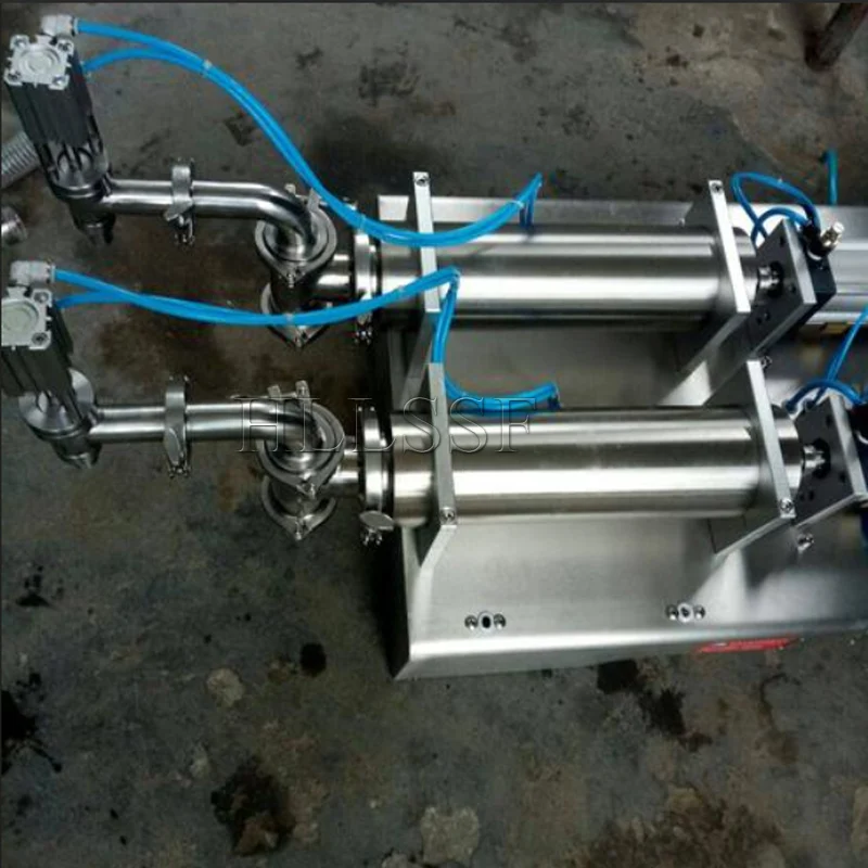 Wholesale Automatic 2 Heads High Temperature Heat Resistance Water Beverage Coffee Filling Machine With Waterproof Conveyor Belt