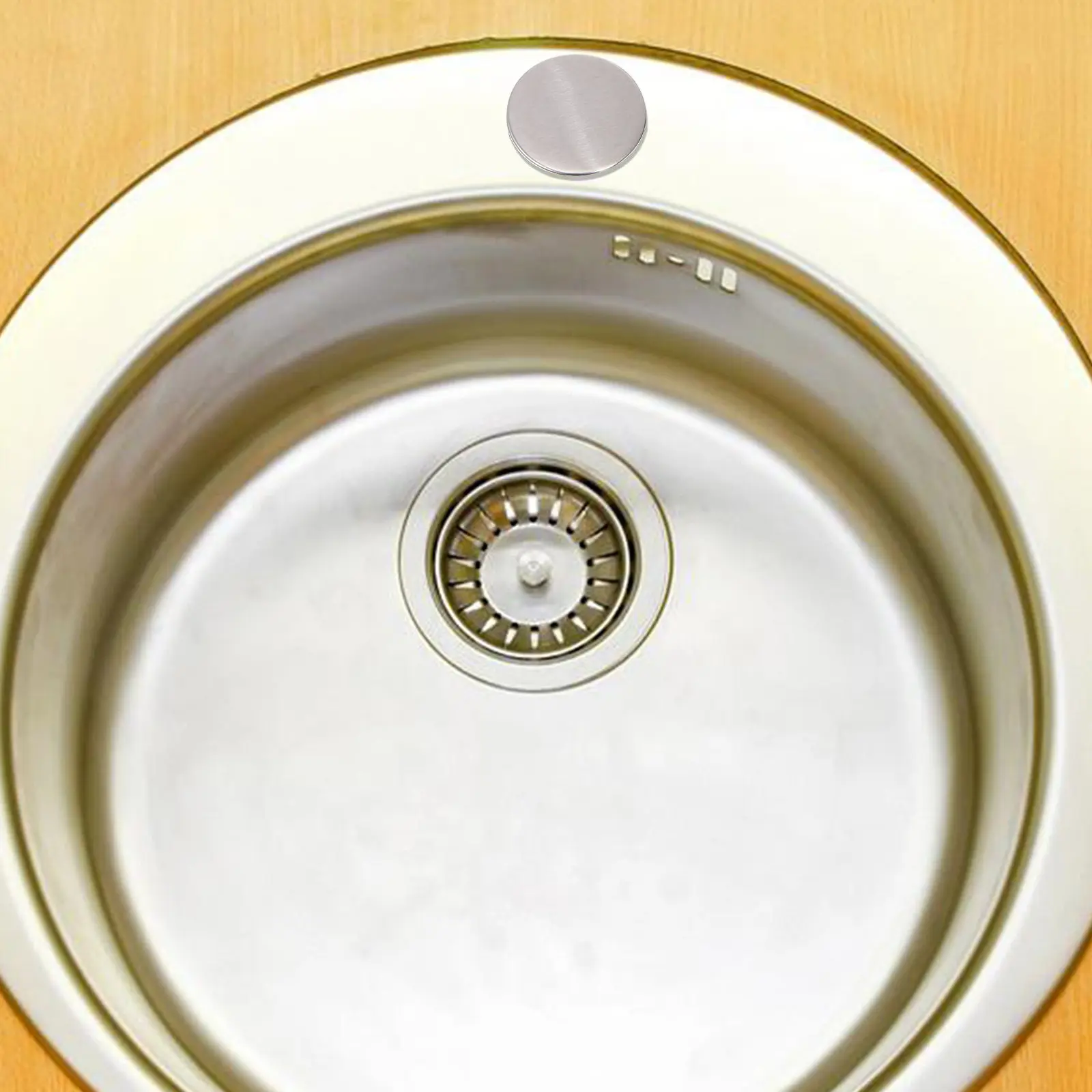 

4Pcs Premium Stainless Steel Sink Tap Hole Cover for Kitchen Bathroom Washbasin Leakage Prevention Decorative Sink Accessory